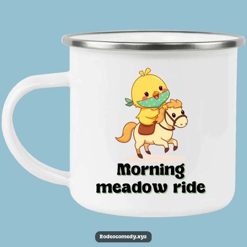 Adventure Aloft: Funny Chick Camping Mug, The Cutest Funny Gift